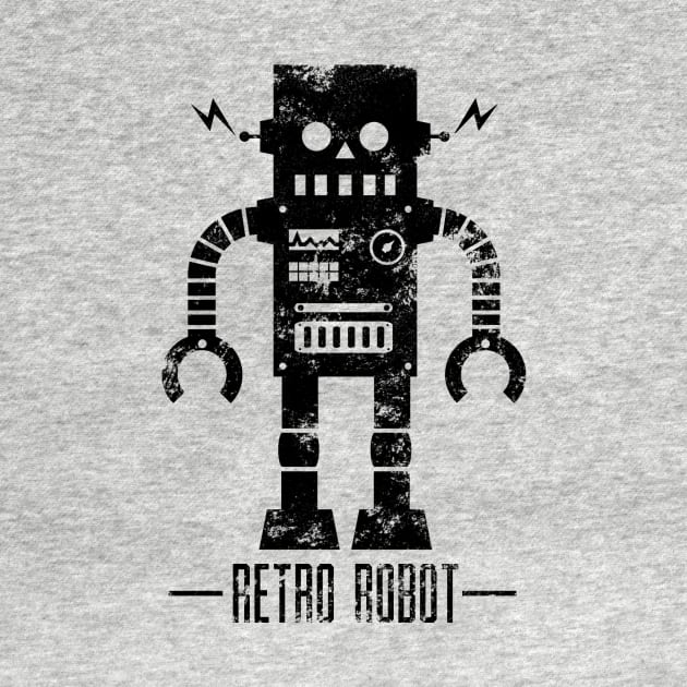 Retro robot - vintage by Viatic